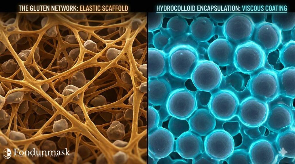 The visual why gluten free pasta is inherently more fragile than wheat pasta