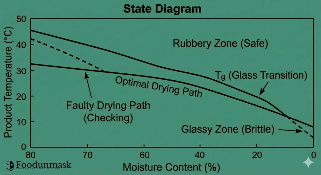 The State Diagram (Rubber vs. Glass)