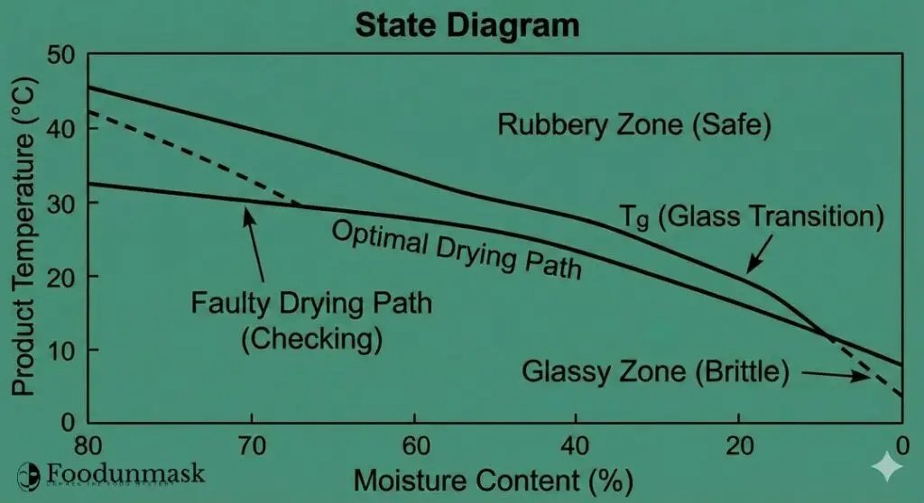 The State Diagram (Rubber vs. Glass)
